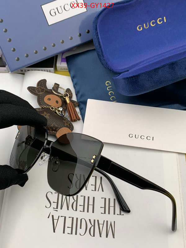 Glasses-Gucci,found replica ID: GY1427,$: 39USD