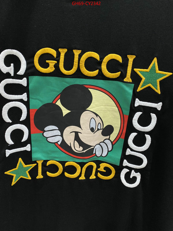 Clothing-Gucci where to buy replicas ID: CY2342 $: 69USD