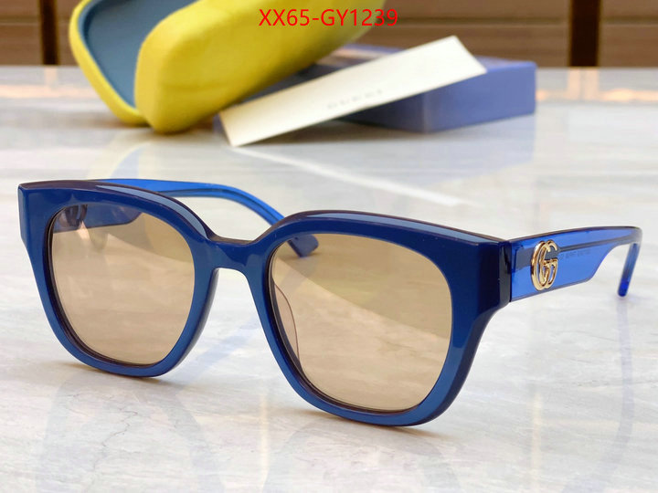Glasses-Gucci,replica aaaaa+ designer ID: GY1239,$: 65USD