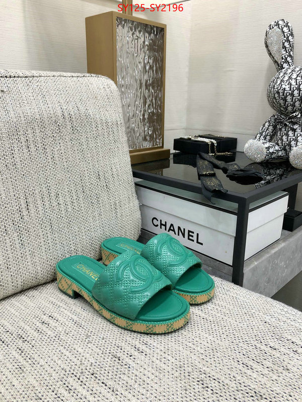 Women Shoes-Chanel where to find the best replicas ID: SY2196 $: 125USD