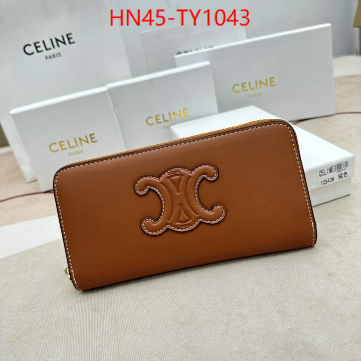 CELINE Bags(4A)-Wallet,replica aaaaa designer ID: TY1043,$: 45USD