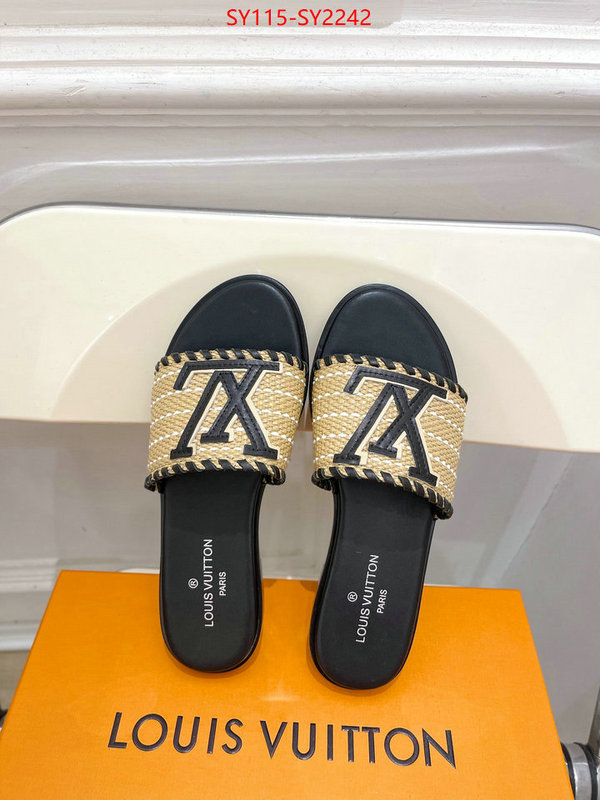 Women Shoes-LV best wholesale replica ID: SY2242 $: 115USD