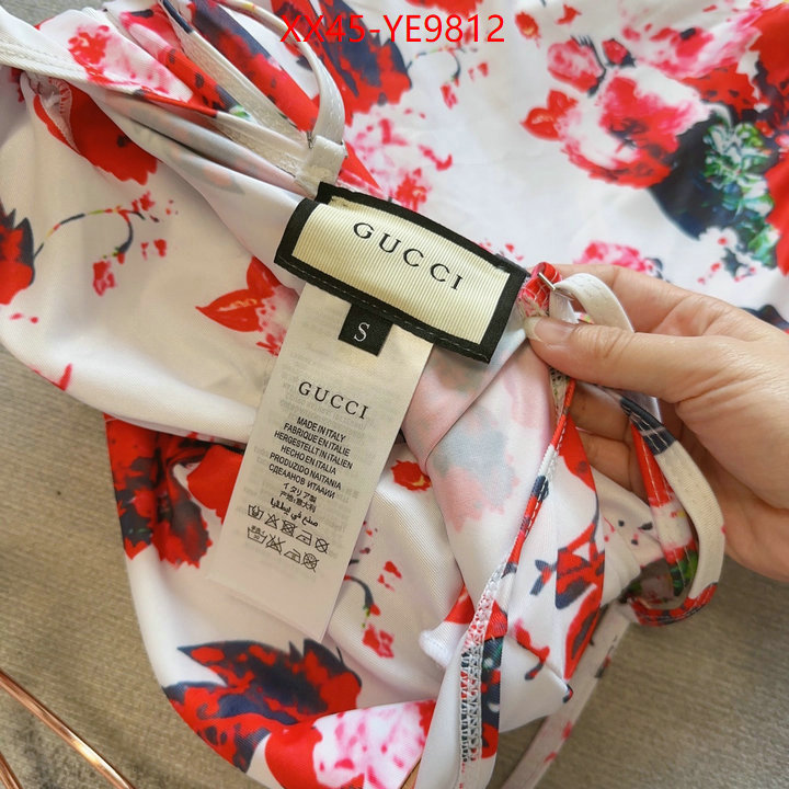 Swimsuit-GUCCI,replica aaaaa designer ID: YE9812,$: 45USD