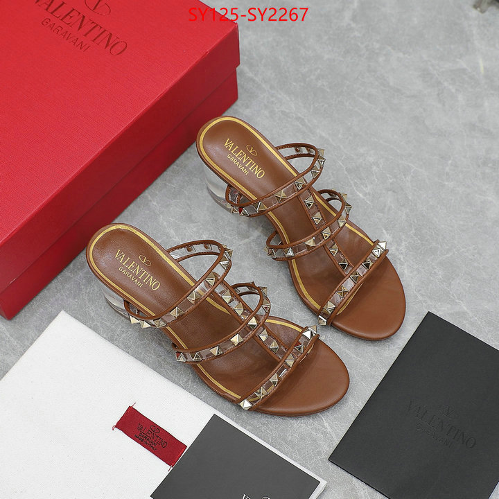 Women Shoes-Valentino replica 2023 perfect luxury ID: SY2267 $: 125USD