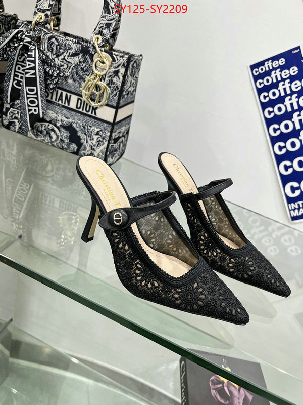 Women Shoes-Dior best wholesale replica ID: SY2209 $: 125USD