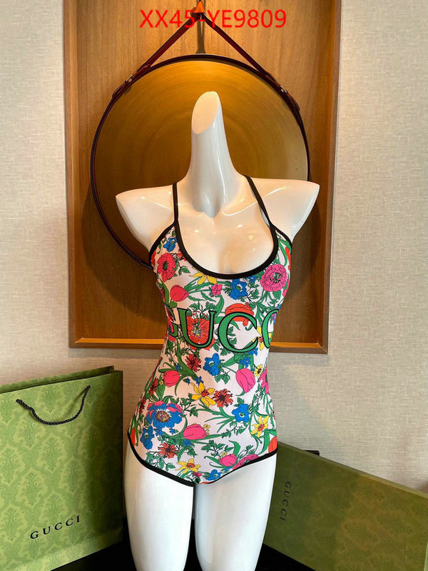 Swimsuit-GUCCI,counter quality ID: YE9809,$: 45USD