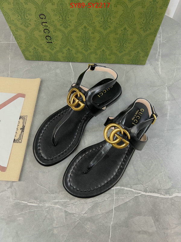 Women Shoes-Gucci designer replica ID: SY2217 $: 89USD