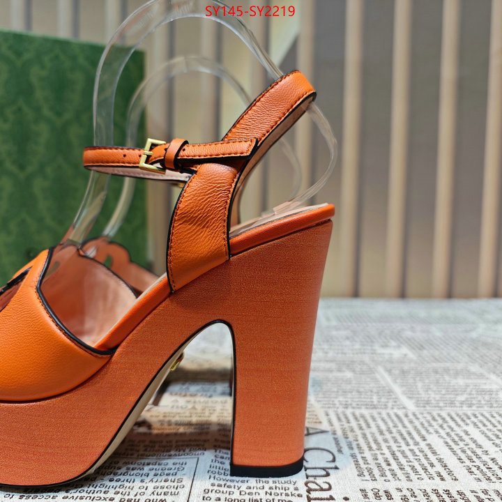 Women Shoes-Gucci best replica new style ID: SY2219 $: 145USD