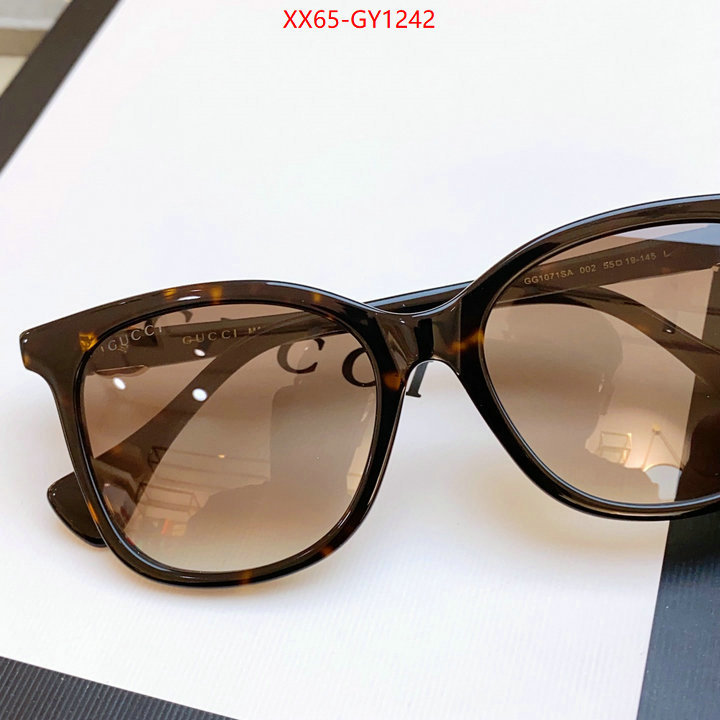 Glasses-Gucci,best quality fake ID: GY1242,$: 65USD