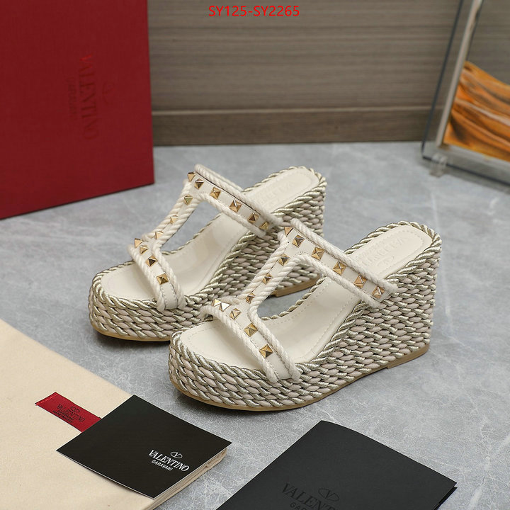 Women Shoes-Valentino high-end designer ID: SY2265 $: 125USD