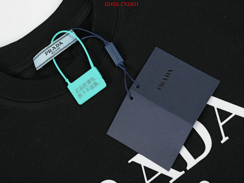 Clothing-Prada new designer replica ID: CY2401 $: 55USD