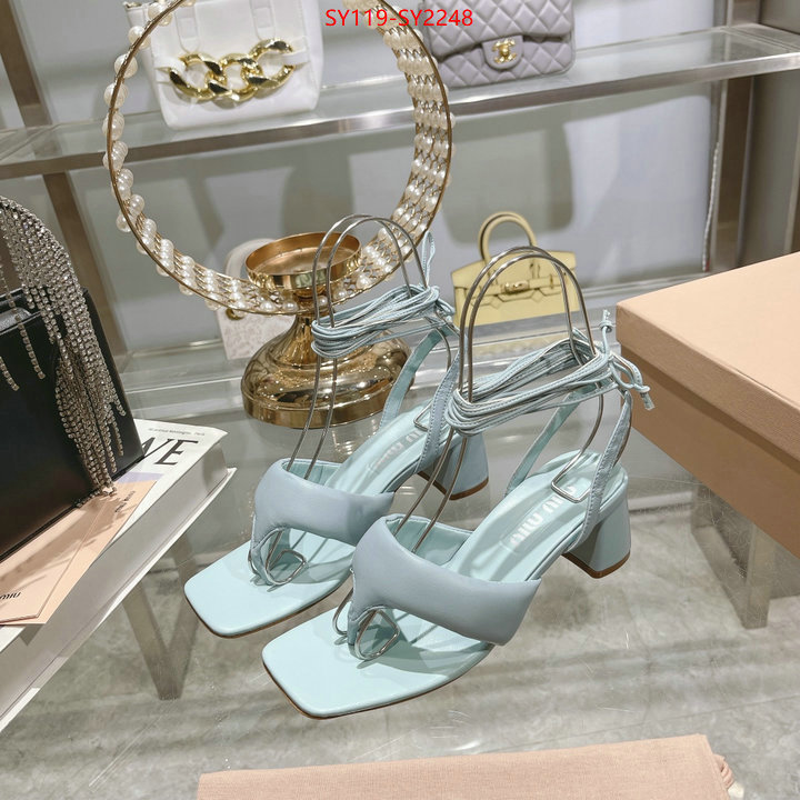 Women Shoes-Miu Miu where to buy replicas ID: SY2248 $: 119USD