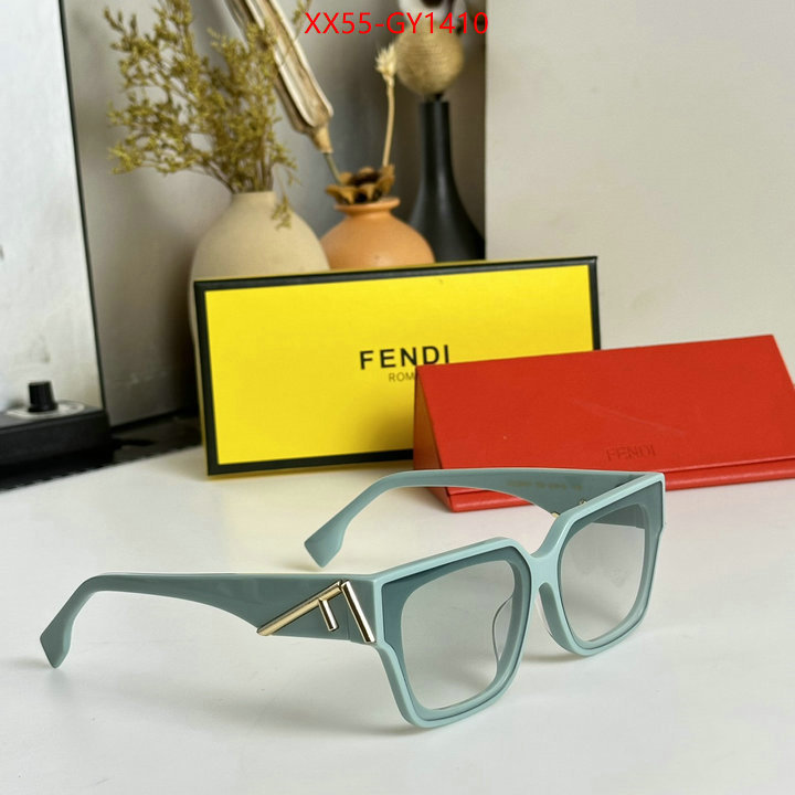 Glasses-Fendi,2023 replica wholesale cheap sales online ID: GY1410,$: 55USD