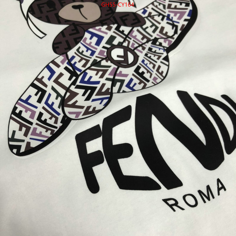 Clothing-Fendi,replica 2023 perfect luxury ID: CY164,$: 55USD