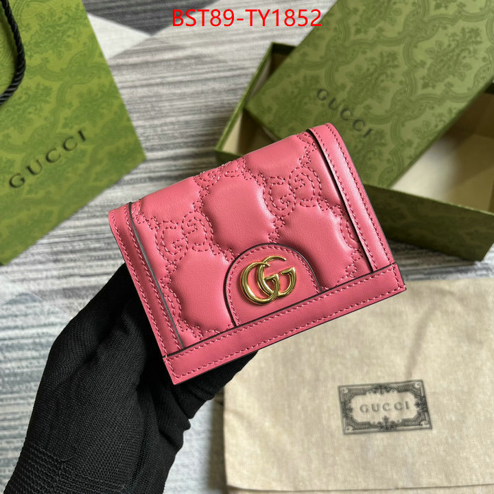 Gucci Bags(TOP)-Wallet-,high quality aaaaa replica ID: TY1852,$: 89USD