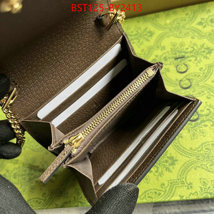 Gucci Bags(TOP)-Diagonal- customize best quality replica ID: BY2413 $: 125USD