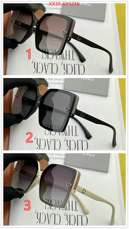 Glasses-Dior,designer fashion replica ID: GY1216,$: 39USD