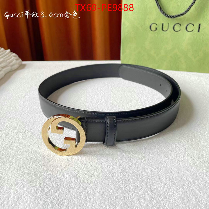 Belts-Gucci,high quality aaaaa replica ID: PE9888,$: 69USD