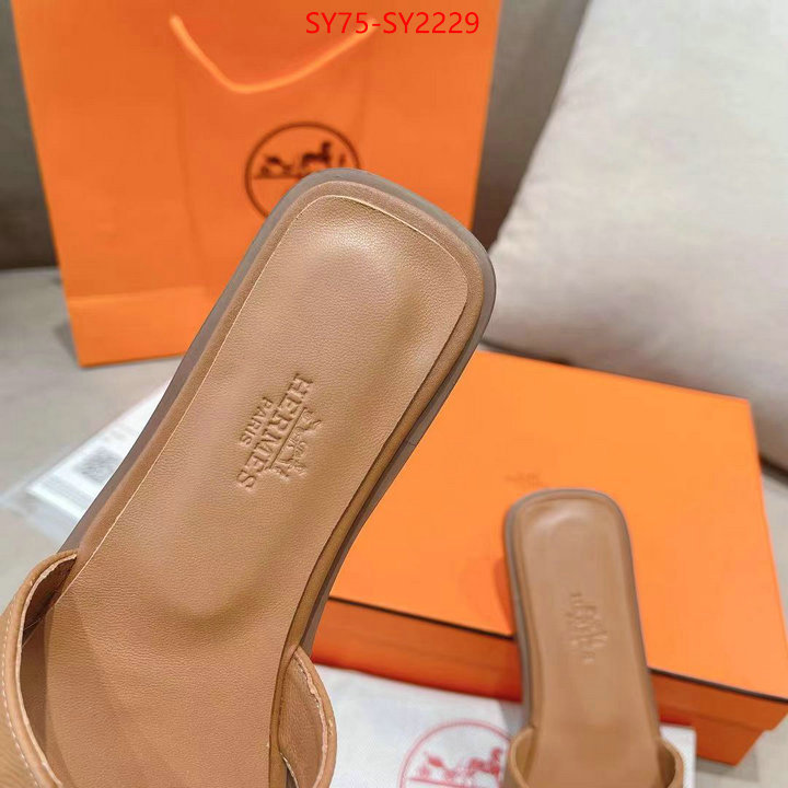 Women Shoes-Hermes best replica new style ID: SY2229 $: 75USD