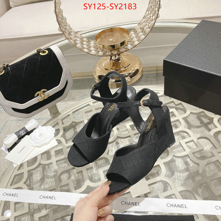 Women Shoes-Chanel luxury ID: SY2183 $: 125USD