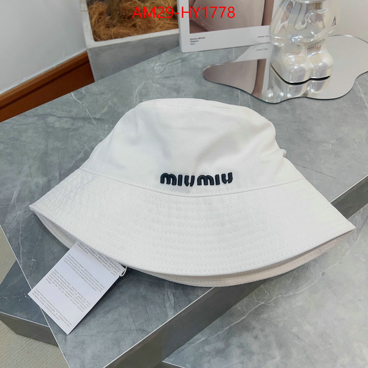 Cap(Hat)-Miu Miu shop now ID: HY1778 $: 29USD