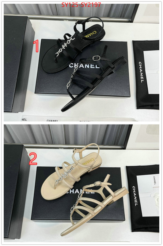 Women Shoes-Chanel best replica 1:1 ID: SY2197 $: 125USD