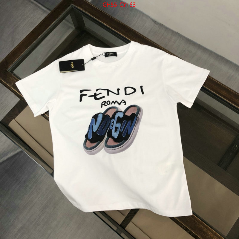 Clothing-Fendi,replica aaaaa designer ID: CY163,$: 55USD