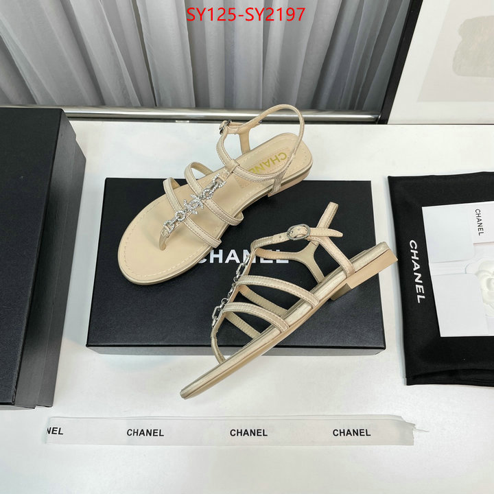 Women Shoes-Chanel best replica 1:1 ID: SY2197 $: 125USD