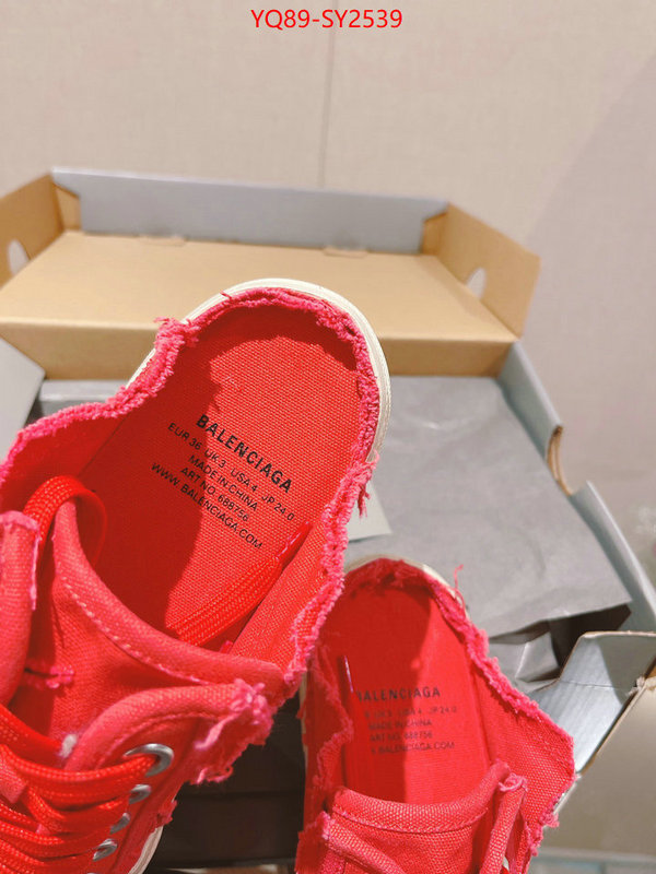 Women Shoes-Balenciaga where can i find ID: SY2539 $: 89USD