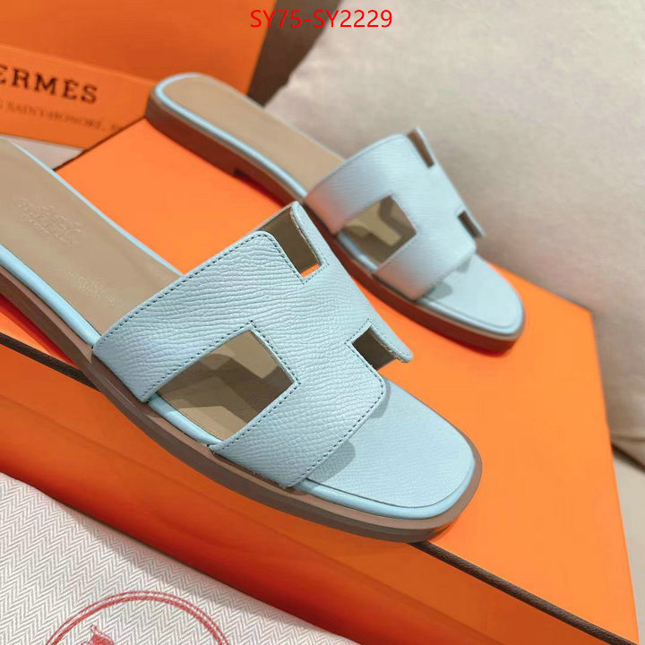 Women Shoes-Hermes best replica new style ID: SY2229 $: 75USD