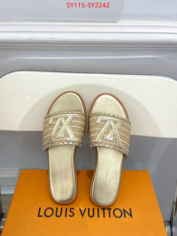 Women Shoes-LV best wholesale replica ID: SY2242 $: 115USD