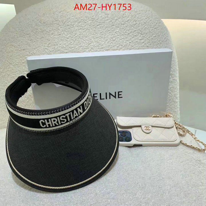 Cap (Hat)-Dior top quality fake ID: HY1753 $: 27USD