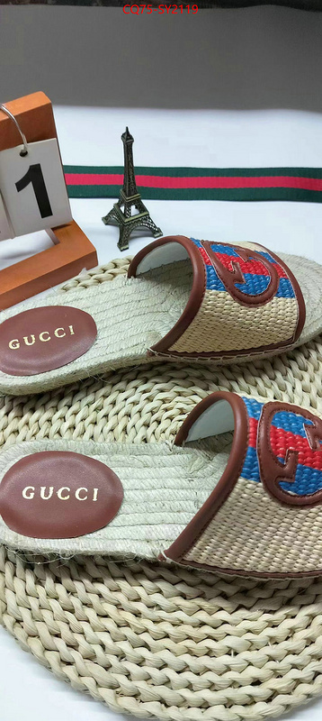 Women Shoes-Gucci how to start selling replica ID: SY2119 $: 75USD