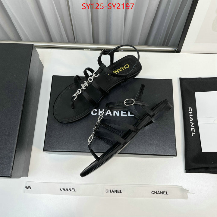 Women Shoes-Chanel best replica 1:1 ID: SY2197 $: 125USD