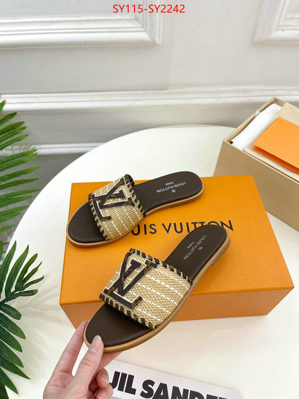 Women Shoes-LV best wholesale replica ID: SY2242 $: 115USD