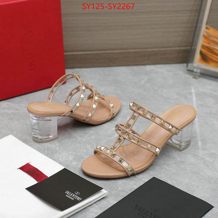 Women Shoes-Valentino replica 2023 perfect luxury ID: SY2267 $: 125USD