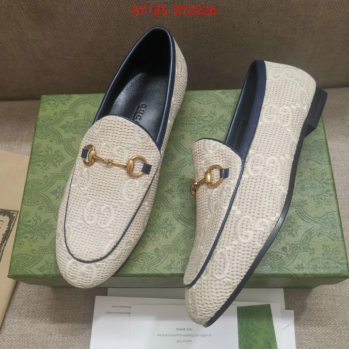 Women Shoes-Gucci where to buy the best replica ID: SY2226 $: 125USD