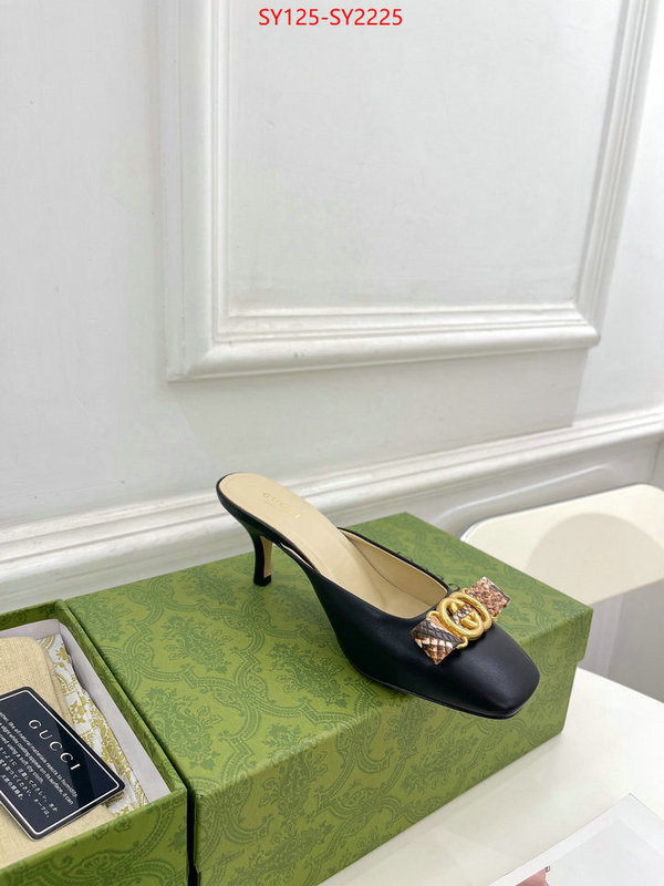 Women Shoes-Gucci buy best quality replica ID: SY2225 $: 125USD