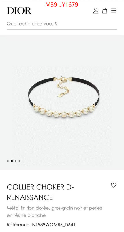 Jewelry-Dior,copy aaaaa ID: JY1679,$: 39USD
