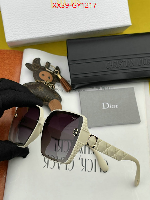 Glasses-Dior,top fake designer ID: GY1217,$: 39USD