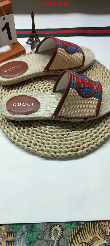 Women Shoes-Gucci how to start selling replica ID: SY2119 $: 75USD