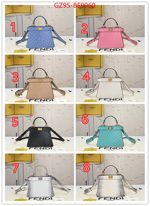 Fendi Bags(4A)-Peekaboo,customize the best replica ID: BE9960,$: 95USD