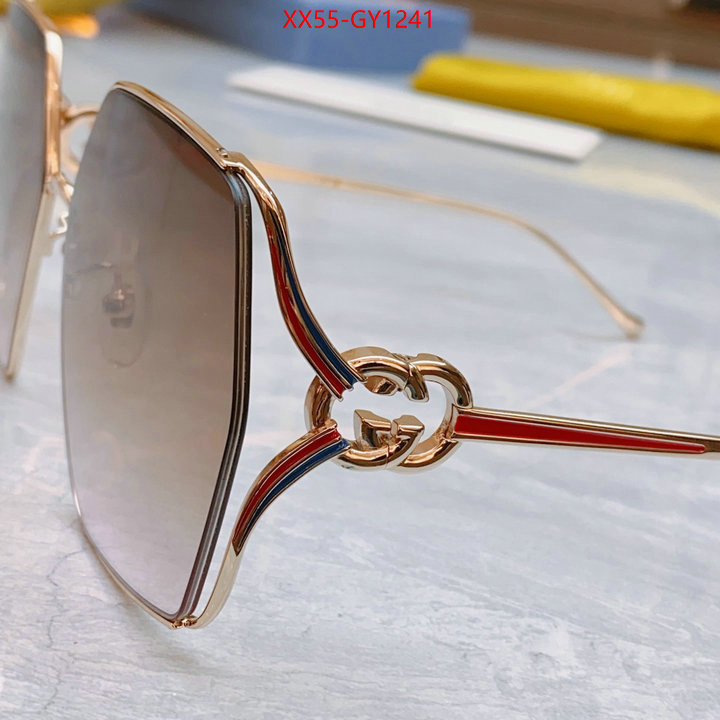 Glasses-Gucci,quality aaaaa replica ID: GY1241,$: 55USD