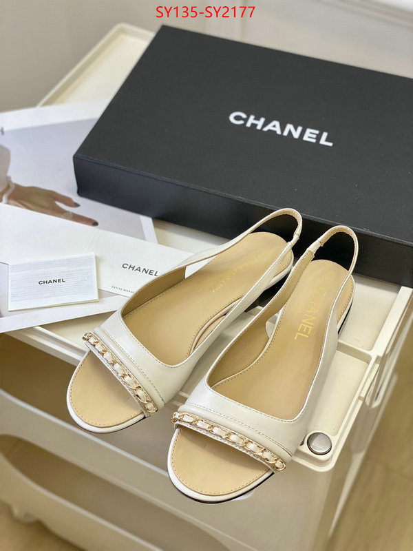 Women Shoes-Chanel high quality 1:1 replica ID: SY2177 $: 135USD