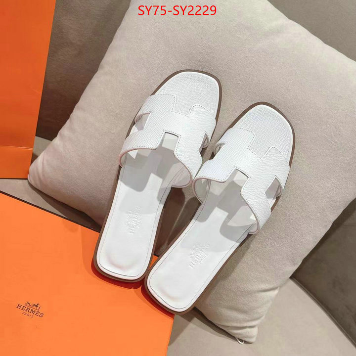 Women Shoes-Hermes best replica new style ID: SY2229 $: 75USD