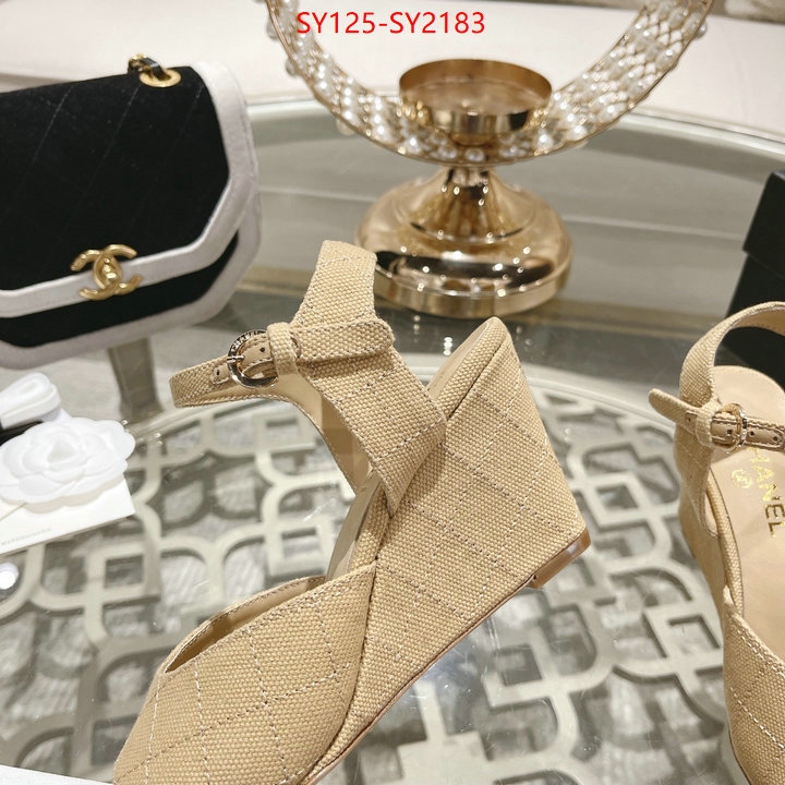 Women Shoes-Chanel luxury ID: SY2183 $: 125USD