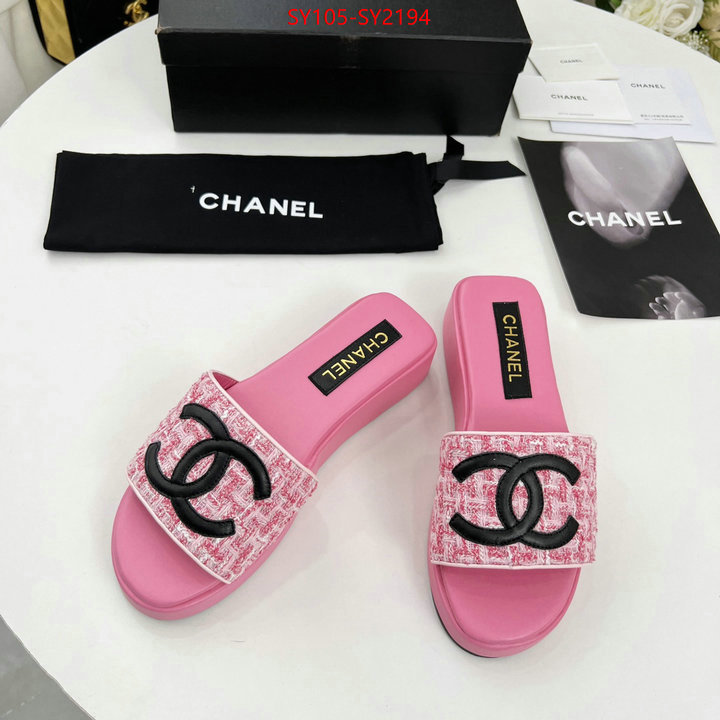 Women Shoes-Chanel 2023 replica wholesale cheap sales online ID: SY2194 $: 105USD