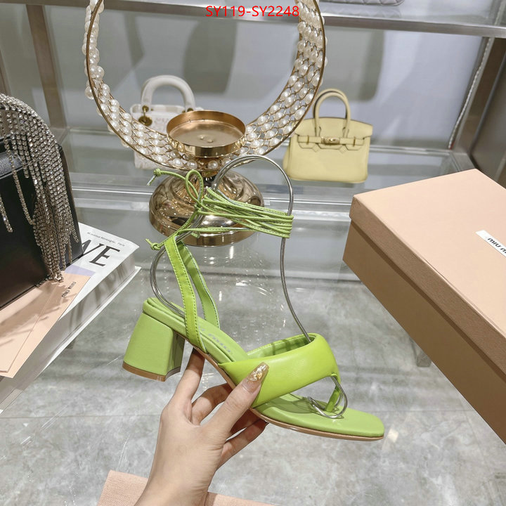 Women Shoes-Miu Miu where to buy replicas ID: SY2248 $: 119USD