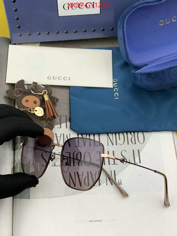 Glasses-Gucci,what 1:1 replica ID: GY1232,$: 39USD