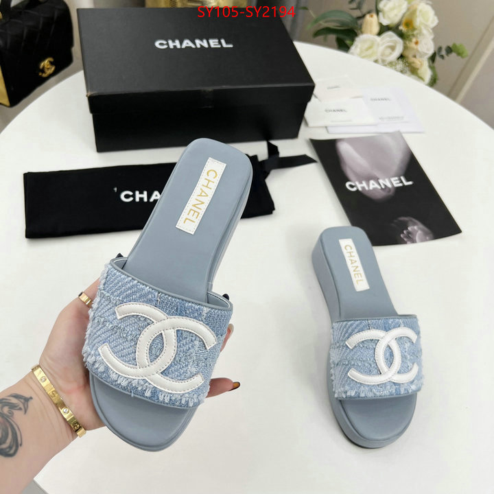 Women Shoes-Chanel 2023 replica wholesale cheap sales online ID: SY2194 $: 105USD